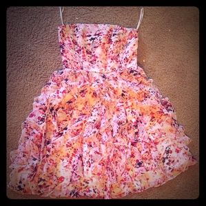 White House Black Market strapless dress